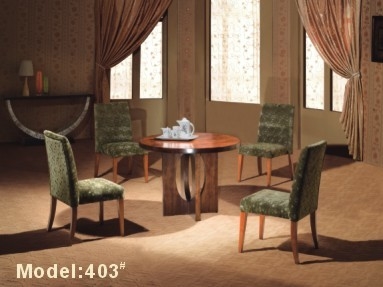Base superior de madeira da mesa de jantar da cor da noz da mobília do restaurante do hotel do diâmetro 10000*760mm