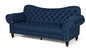 O sofá 3 Seater da sala de hotel do quadro de madeira dos azuis marinhos adornou o sofá 2300*850*850mm