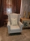 930*900*1150mm único Sofa Chair Tufted Fabric Recliner branco rolou o braço