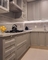 Armário de cozinha branco da laca da base da madeira compensada da categoria E1 ajustado com ISO9001