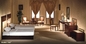 ISO14001 certificou a mobília do quarto do hotel ajusta a cor da noz da mobília do hotel da madeira maciça