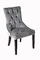 A cadeira da parte traseira de Gelaimei Gray Wooden Hotel Chairs Button personalizou