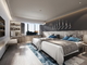 A mobília minimalista do quarto da mobília padrão do quarto de hóspedes do hotel ISO14001 ajusta-se personalizado