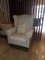 930*900*1150mm único Sofa Chair Tufted Fabric Recliner branco rolou o braço